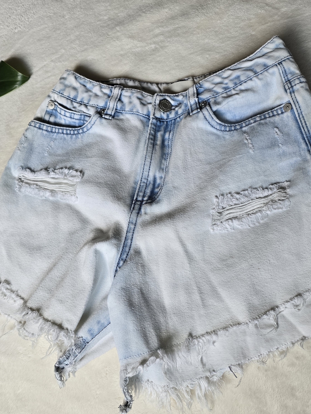 Habitual Kid Light Blue Distressed Denim Shorts